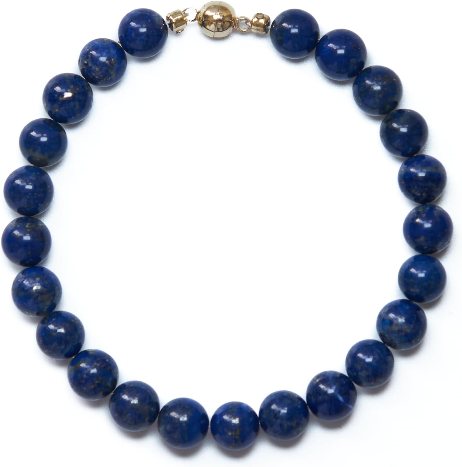 Infinity Bracelet for Women | Modular 8mm Natural Healing Crystal Beaded Bracelet with 14K GP Magnetic Clasp, Unique Gift for Her