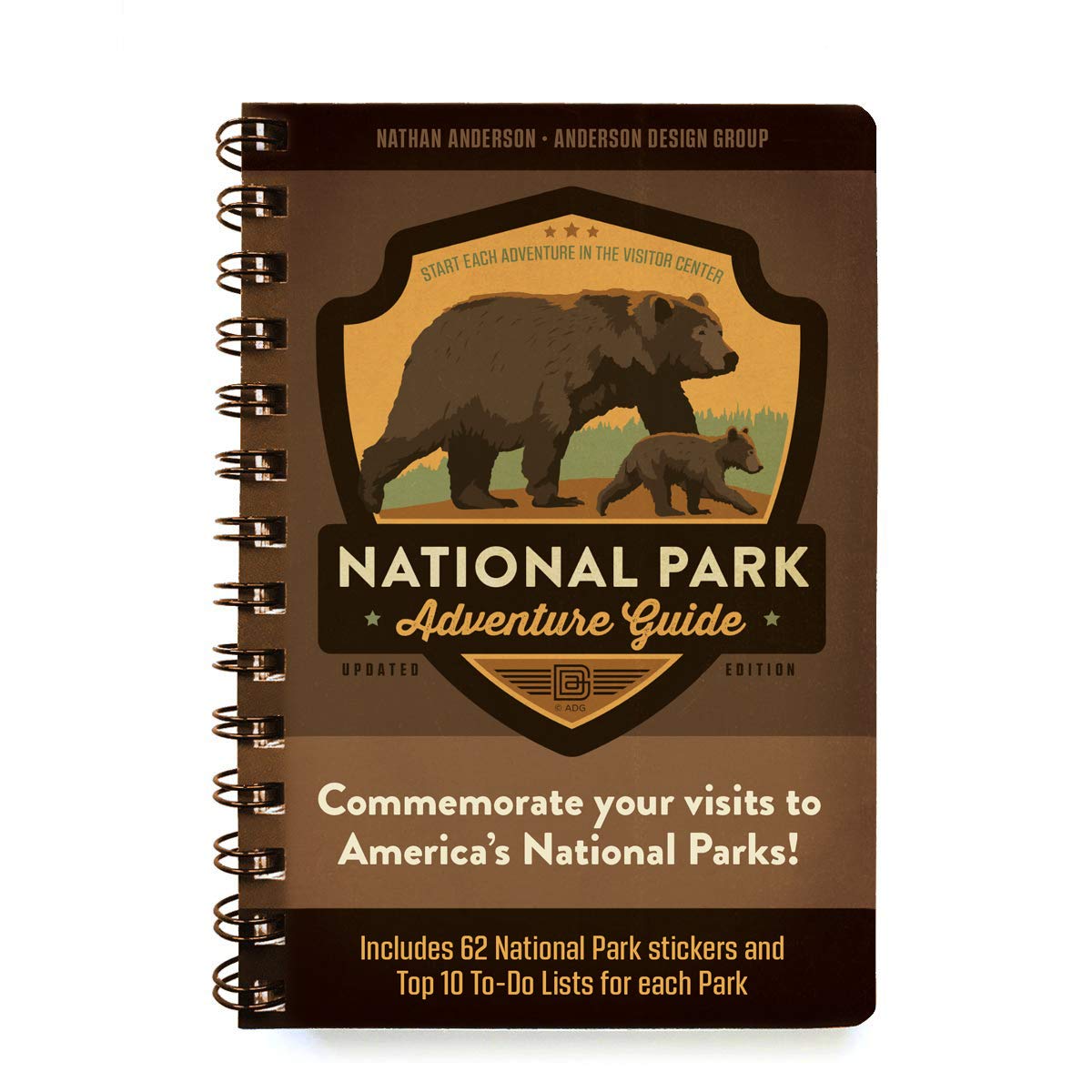 National Park Adventure Guide Spiral-bound – January 1, 2018