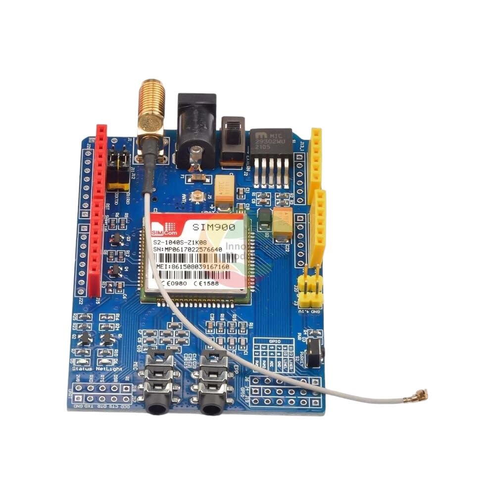 New 2024 Sim900 850/900/1800/1900Mhz Gprs GSM Module Development Board with Ipx Interface Antenna for Gpio Rtc Accessories