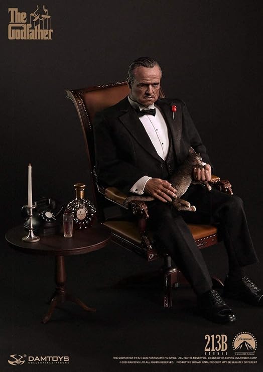 DMS032 1/6 Scale Male The Godfather 1972 Vito Corleone 12 inch Collectible Action Figure, Multicolor, SJYT-001, Medium