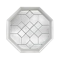 Algopix Similar Product 7 - Fixed Octagon Geometric Fin Vinyl Window