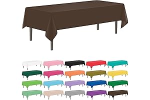 12 Brown Rectangle Tablecloths