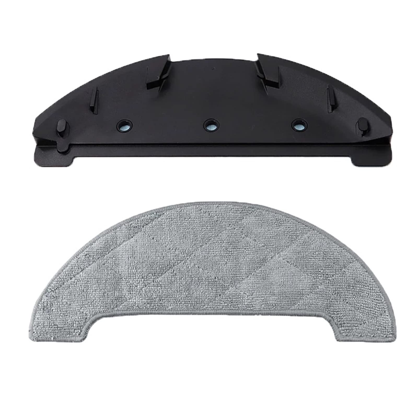 Podkładki do mopa uchwyt akcesoria kompatybilne z Xiaomi Viomi S9 odkurzacz robot Mop szmaty ściereczka do mopa wspornik wymiana części zamiennych (Color : schwarz)