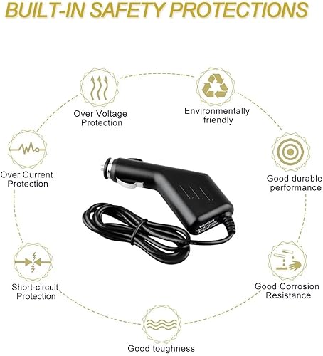 Miniatura 2 de Ddkxndb Cable de alimentación de cargador de coche de 4 pies para grabadora Anker Roav Goluk T1 T2 T3 Dash Cam DVR