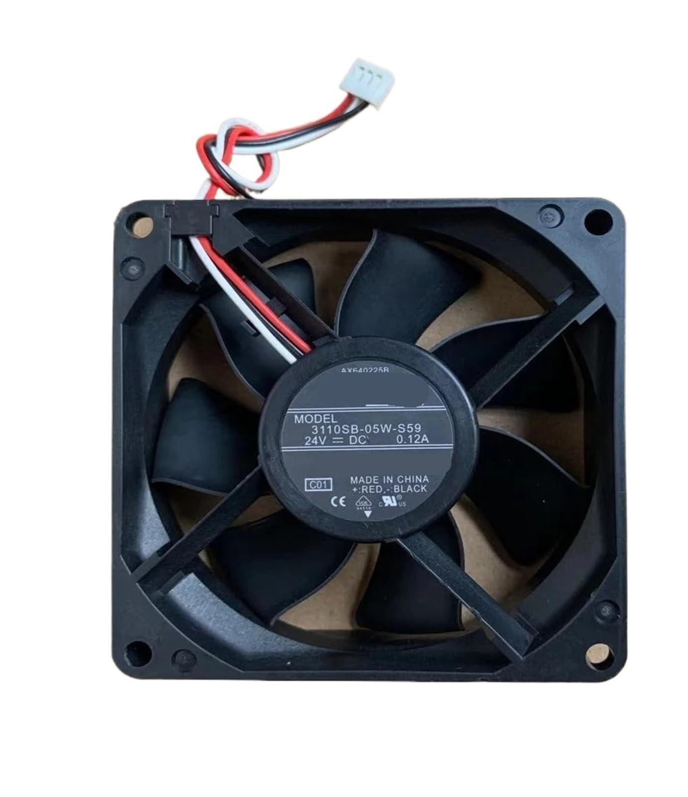 Ventilateur de serveur 24V CC 3110SB-05W-B59 NMB 80x80x25mm pour baies informatiques