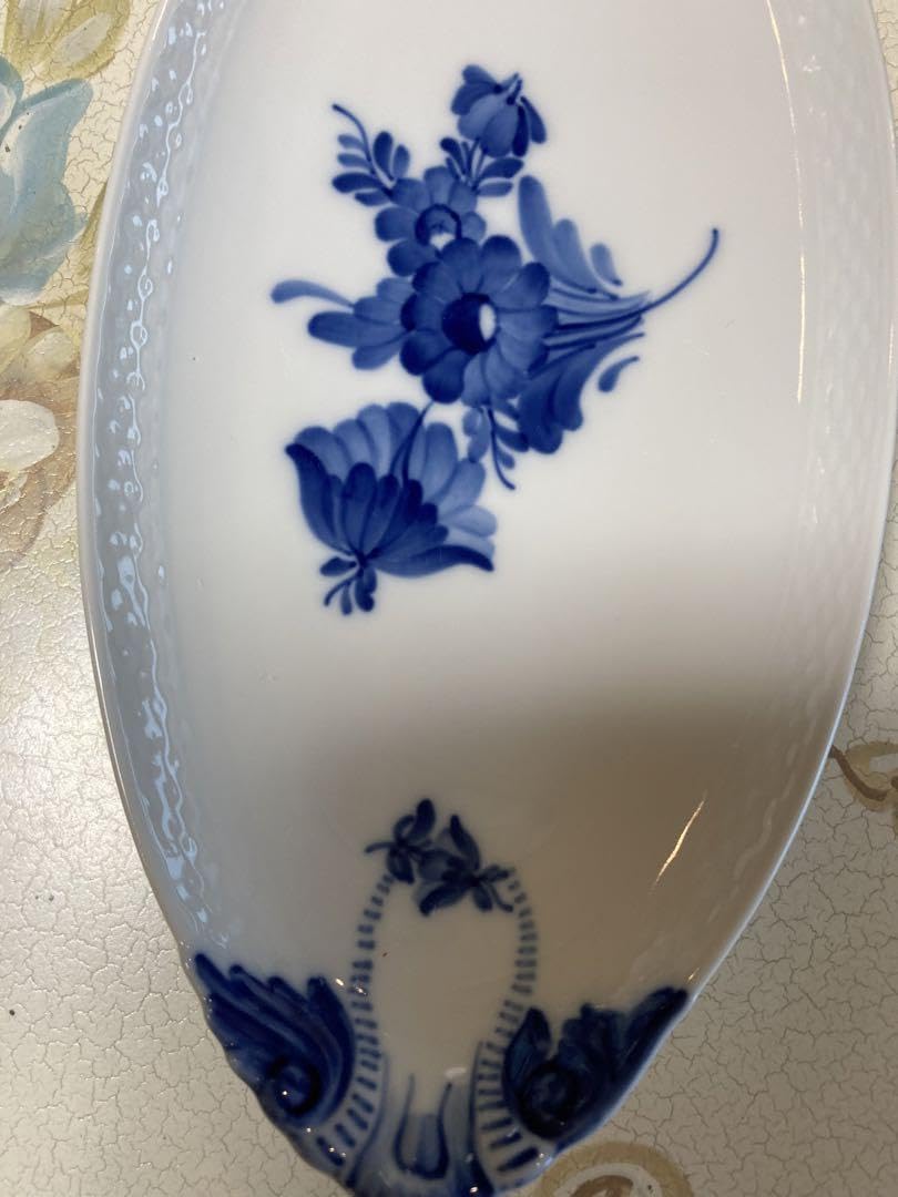 美品⭐︎ロイヤルコペンハーゲン　ブルーフラワー　オーバルプラター　大皿　パーティ皿 美品⭐︎ロイヤルコペンハーゲン ブルーフラワー オーバル