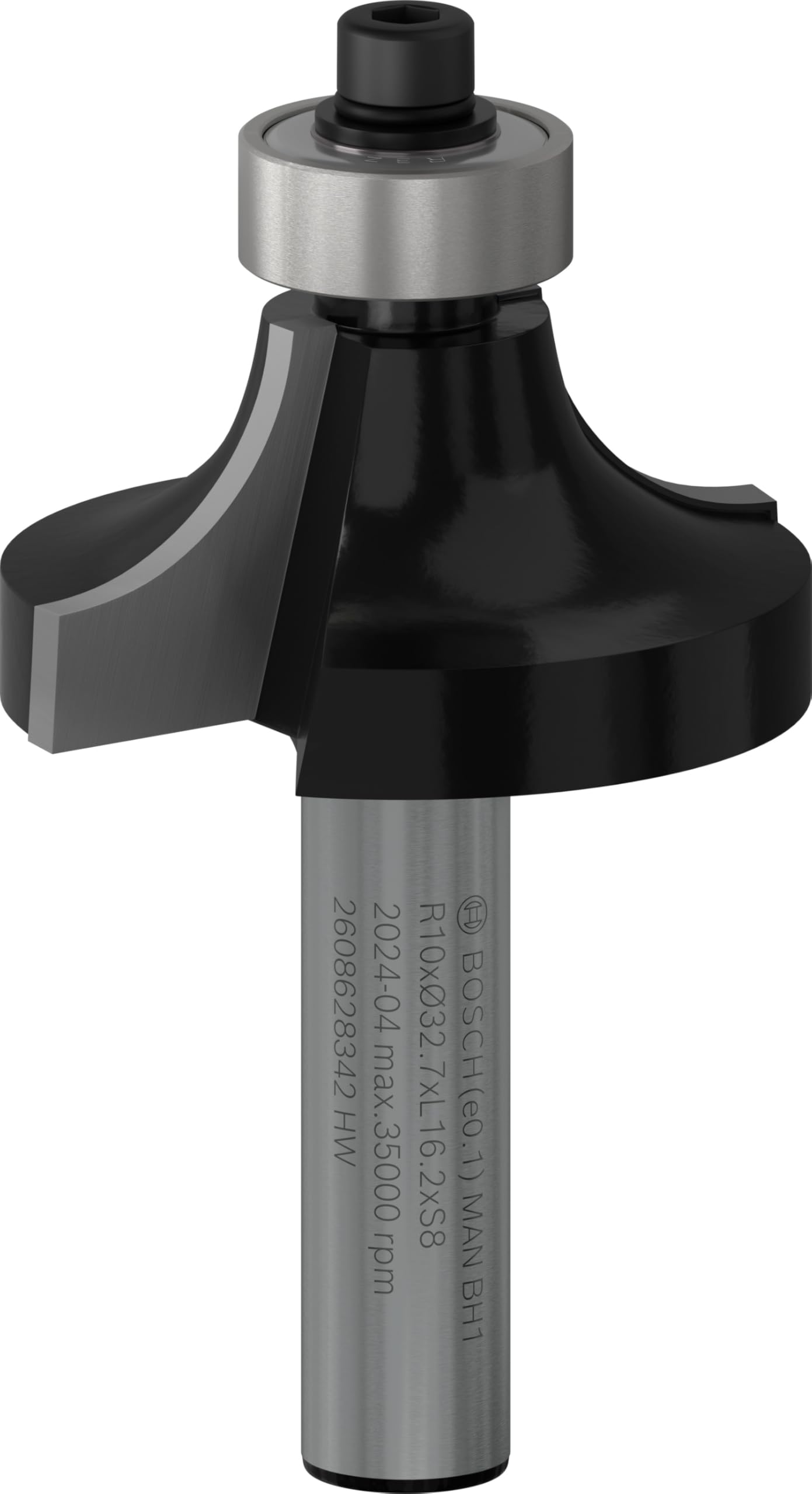 Bosch Professional Ahşap İçin Standart Yuvarlak Frezesi (Ahşap, Yarıçap 8 Mm, Çalışma Uzunluğu, El Frezesi Aksesuarı)