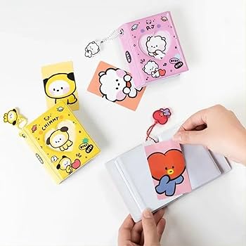 BTS 防弾少年団 バンタン 防弾 グッズ トレカ アミボム アルバム BT21 Ubervia® BTS BT21 Lomo Card Album: Mini Photo Album with 32