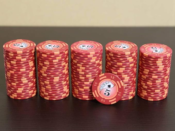 Amazon 5 100枚 カジノチップ コイン トランプ ポーカー プレイチップ メダル ルーレット バカラ ブラックジャック おもちゃ おもちゃ Amazon 5 100枚 カジノチップ コイン トランプ ポーカー プレイチップ メダル ルーレット バカラ ブラックジャック おもちゃ おもちゃ