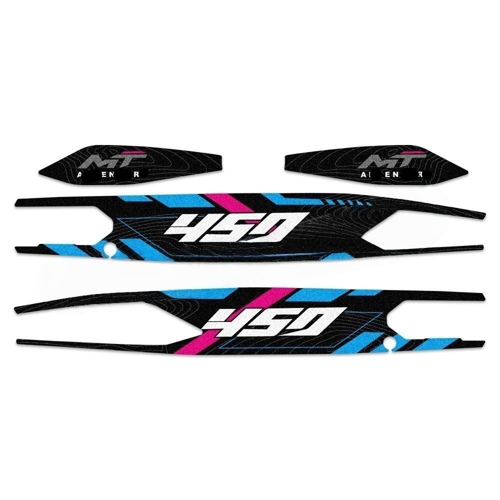 Autocollant de protection bras oscillant moto pour 450MT et tampon réservoir essence