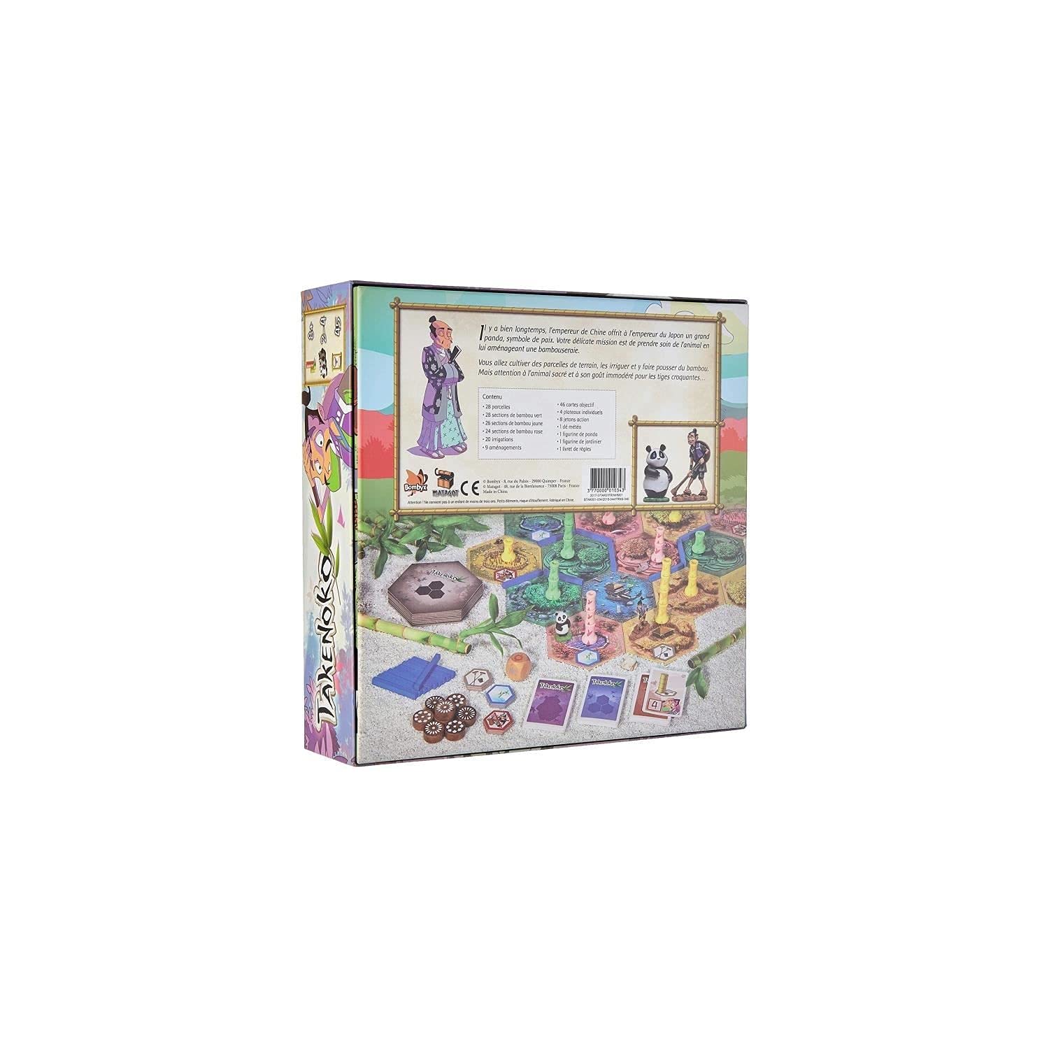 Asmodee - Takenoko - Ancienne Edition - Jeu de Stratégie - Jeu de Société avec Plateaux et Cartes - Jeu Familial - 2 à 4 Joueurs - pour Enfants à Partir de 8 Ans - 45 Min