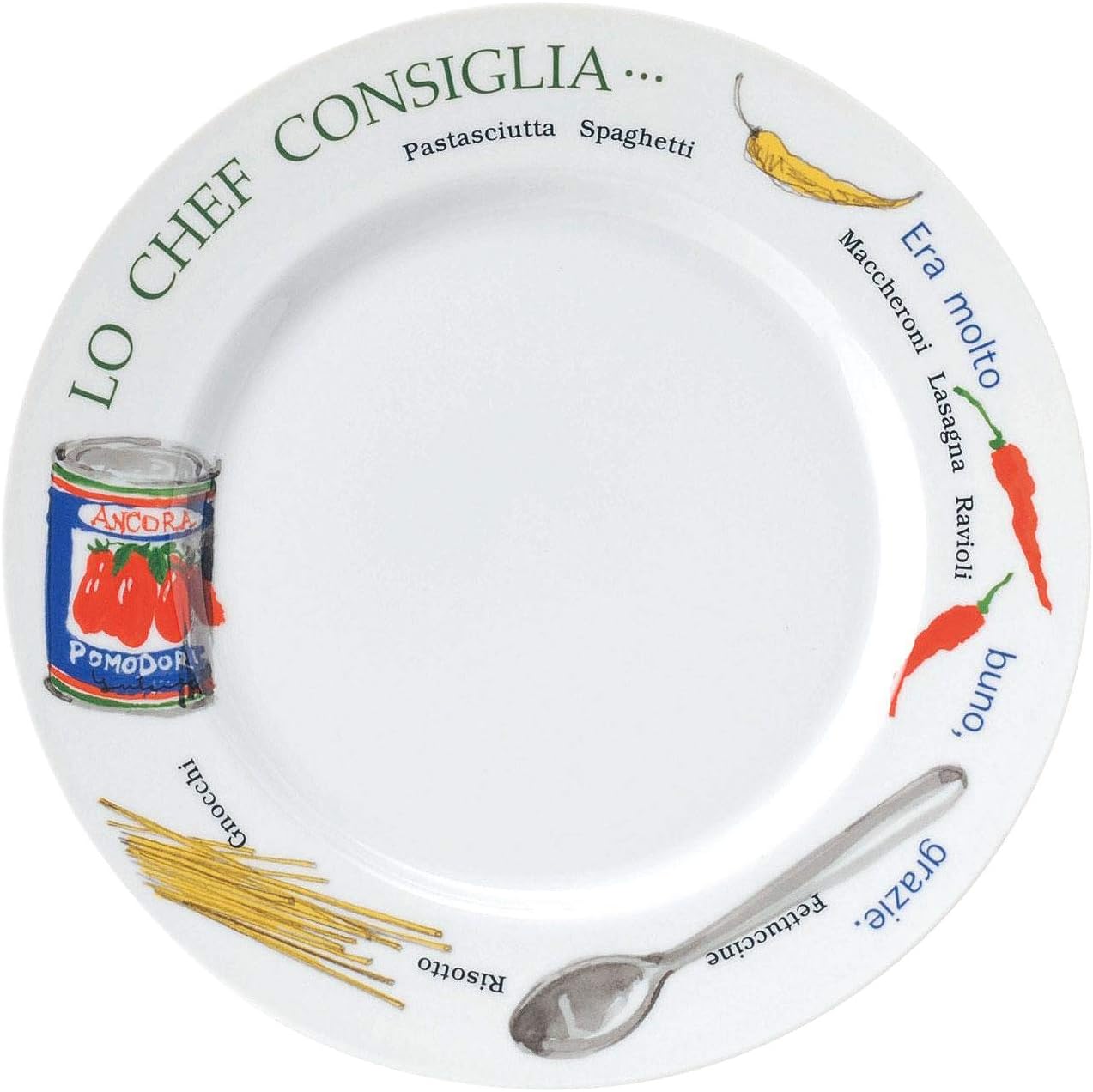 丸東 Maruto Studio 010 Spago SG-101 Pasta Plate (Spoon) 11.0 inches (28 cm)