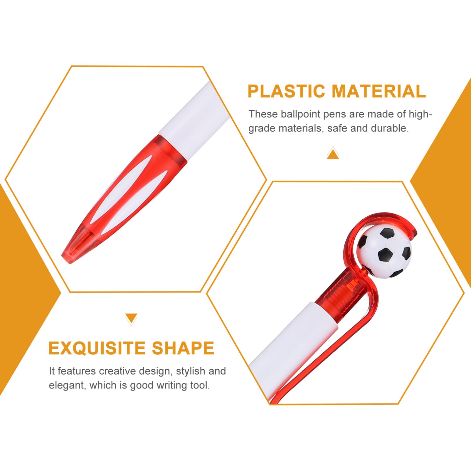 5 Set Penna A Sfera Matite Da Calcio Squadra Di Calcio Penne Per Canestro Da Calcio Penne Da Calcio Novità Penne A Sfera Penne A Sfera in Plastica 18 Pezzi * 5