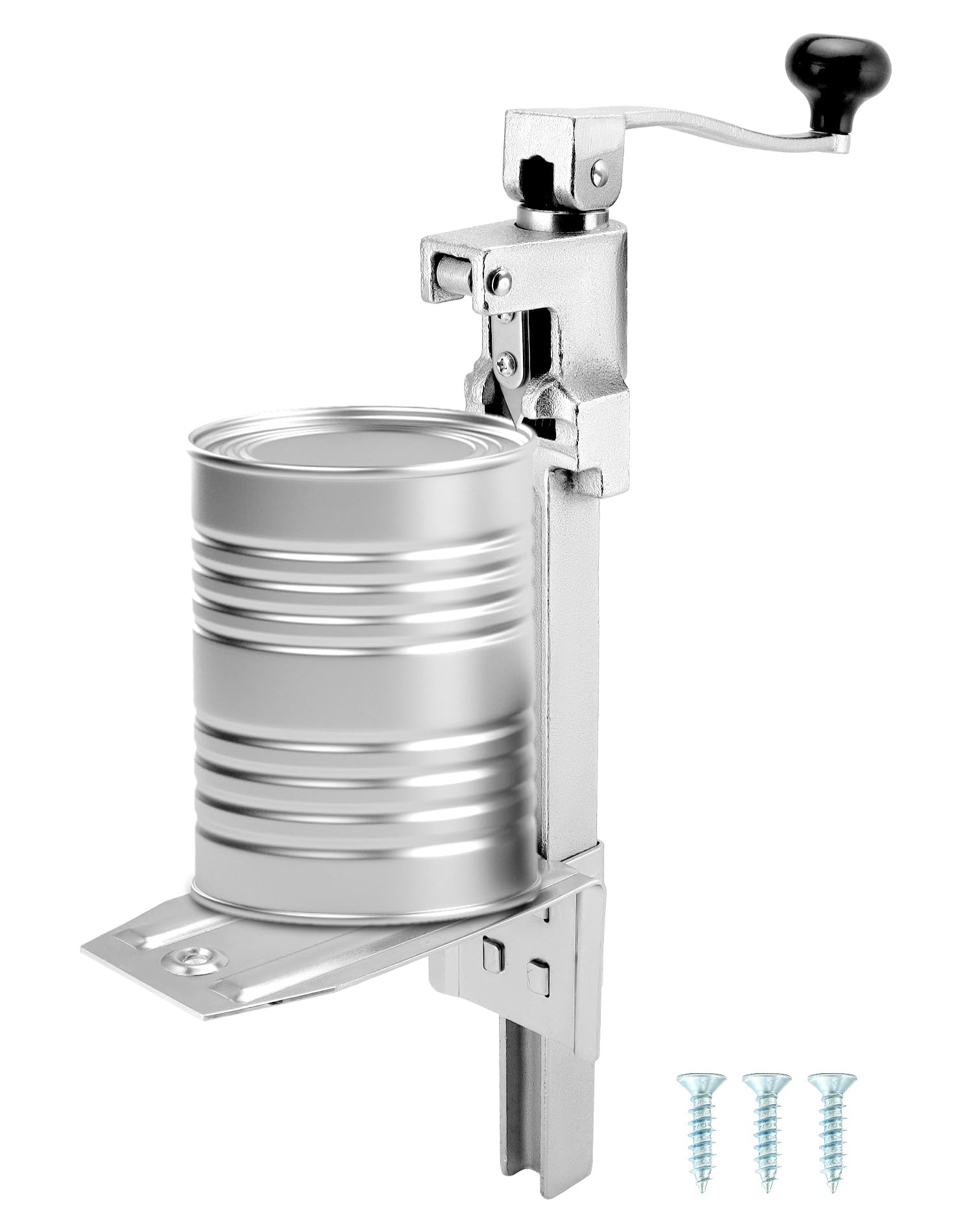 QWORK® Apriscatole commerciale, apriscatole di sicurezza, 48 cm, acciaio fuso, utilizzato in ristoranti, hotel, bar