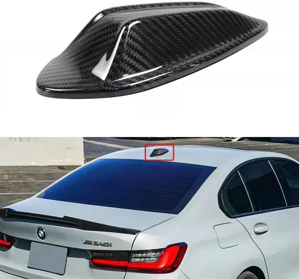 Real Carbon Fiber Antenna Cover Cap (Compatible for 2023-25 BMW G20 G80 G42 G87 G82 M2 M3 M4)