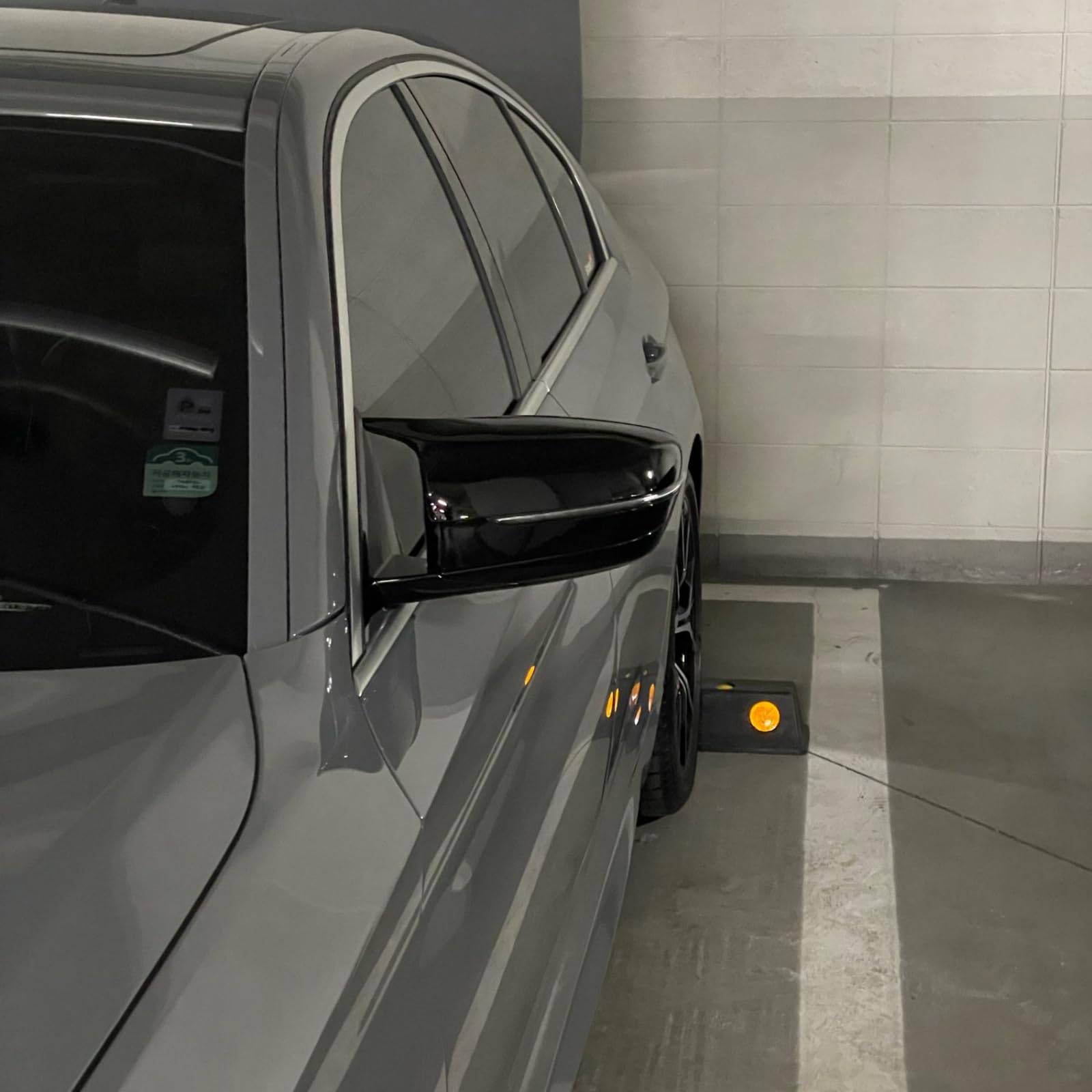 M Sport Spiegelkappen Kompatibel mit BMW 3er, 5er, 6er, 7er Passend für G30 G31 G38 G20 G21 G28 G32 G11 G12 G14 G15 Aussen Accessories Exterieur Tuning Zubehör - Nur Linkslenker (LHD) Modelle