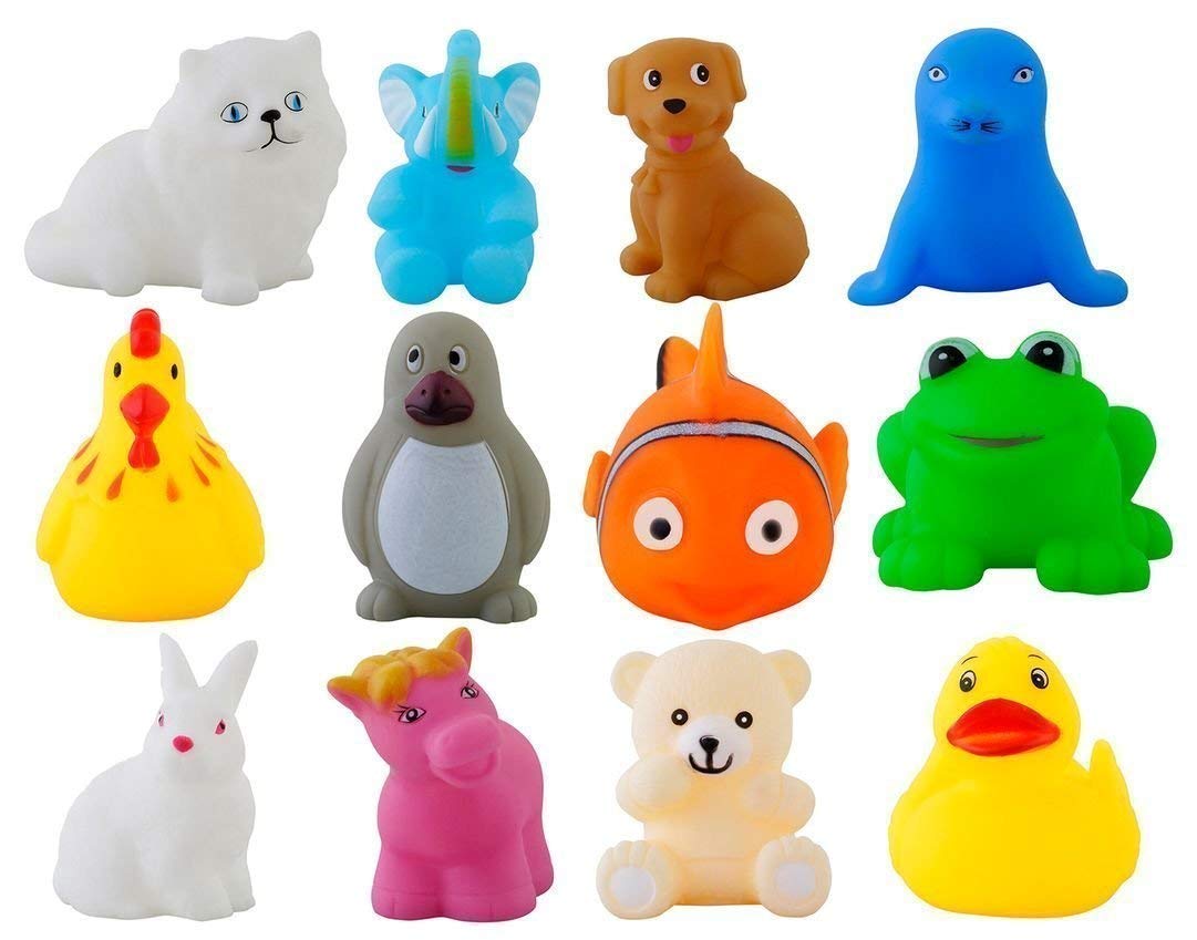Storio Rubber Colorful Floating Baby Toys Bath Aquatic Animals Chu Chu Toys for Newborn Babies, Kids, Assorted - Review, Price and Buying Guide