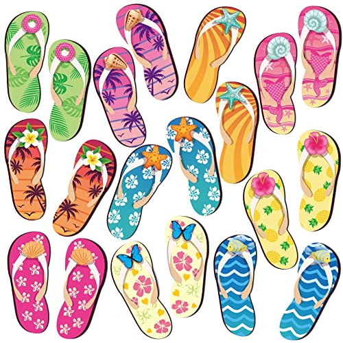 Imanes Decorativos Flip Flop Tropical Pack 20 Piezas