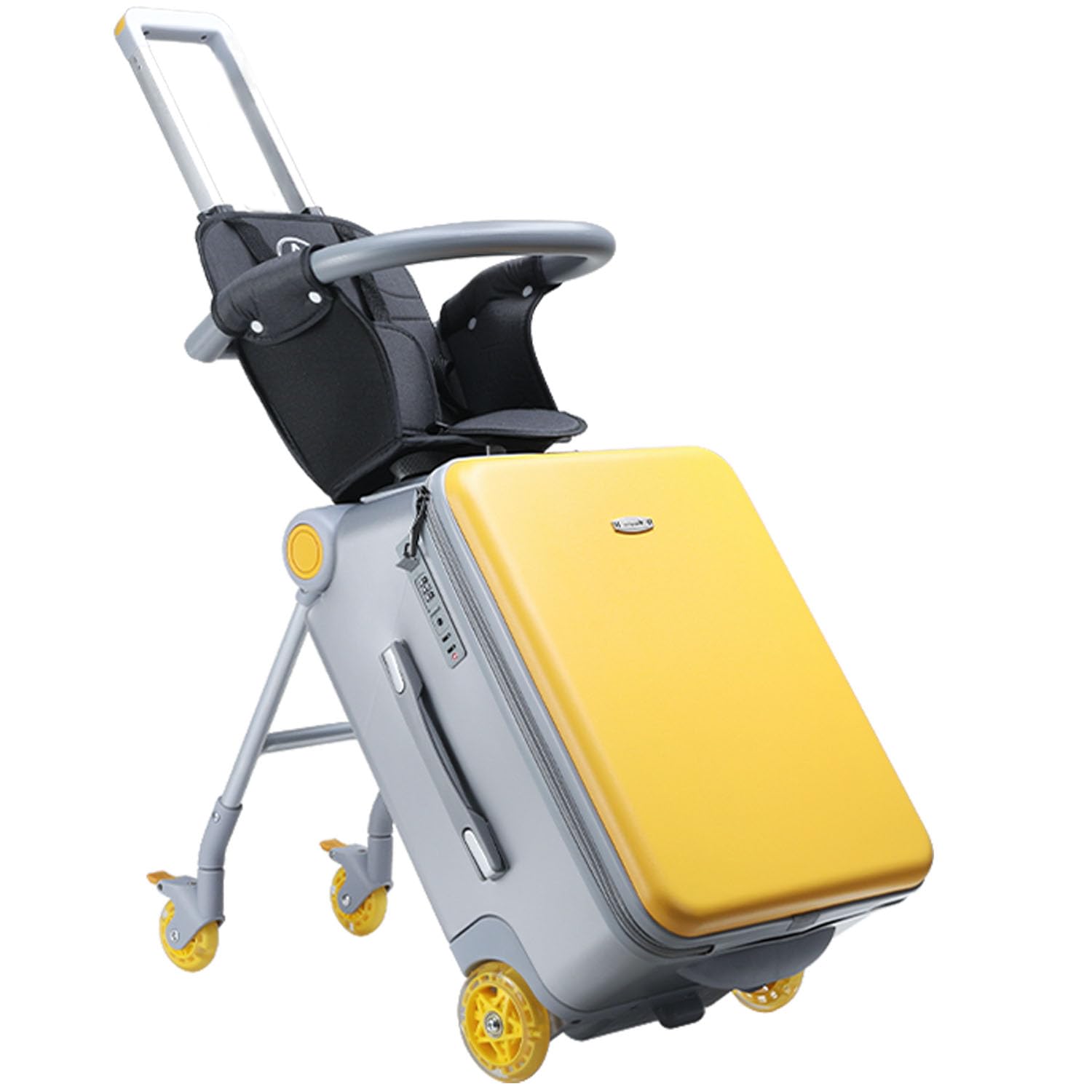 Amazon | [ChicCarry] 子供が乗れるキャリーケース クッションシート