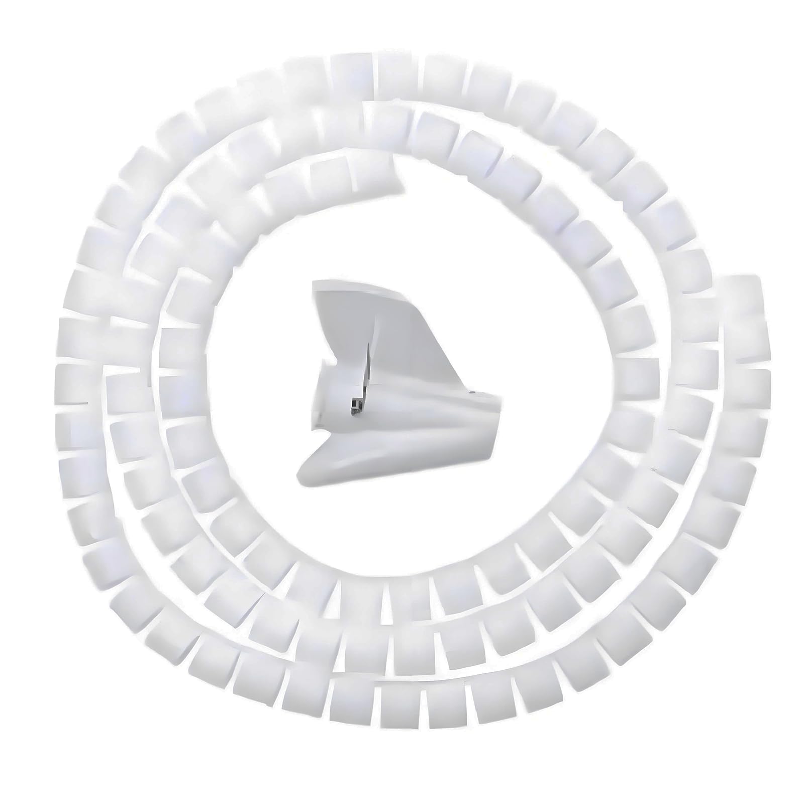 EzySup wire tidy tube,16mm-1.5m,cable management sleeve for TV,PC,Computer,White