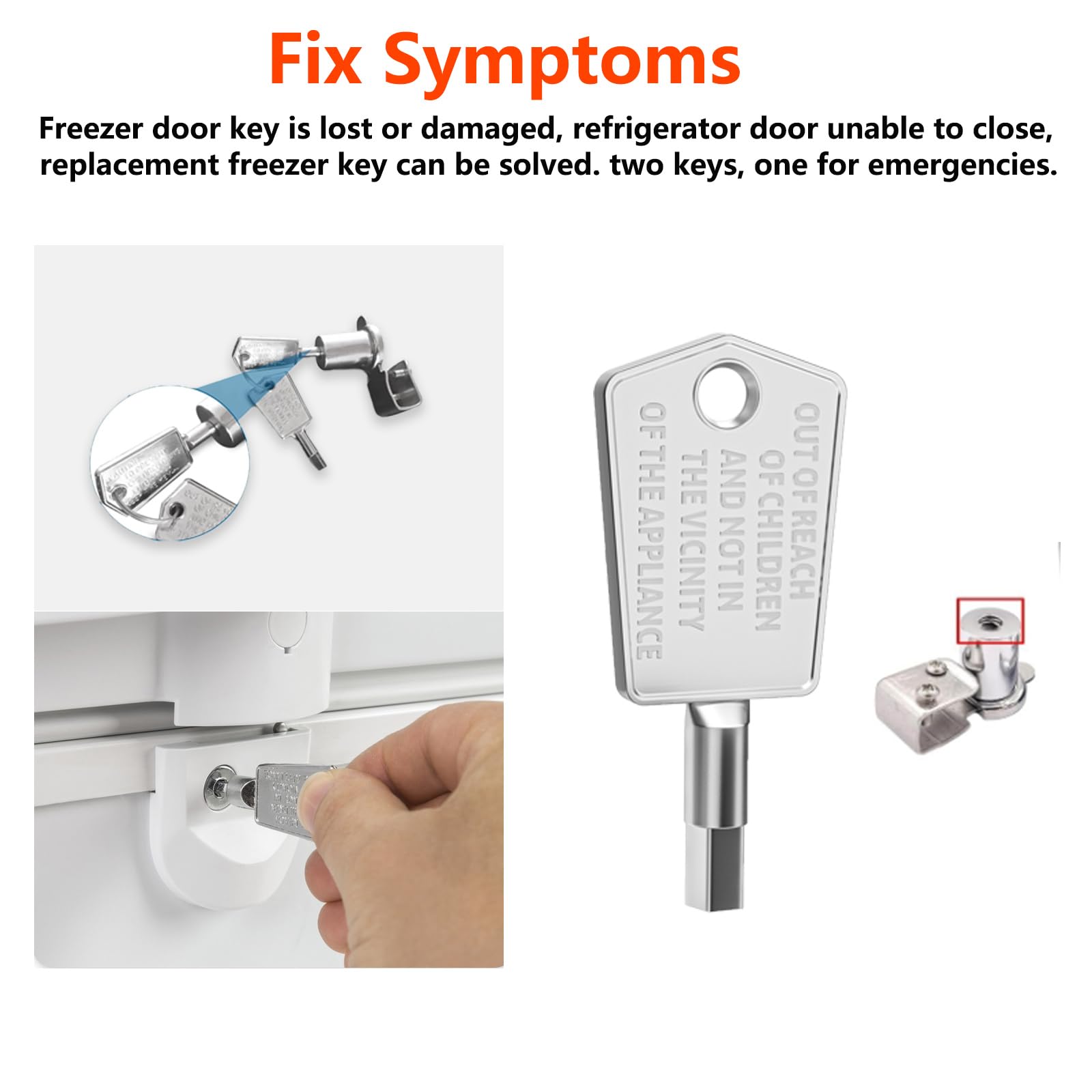 Amazon.com: GYQ WR01X29917 Freezer Key, General Electric, Hotpoint