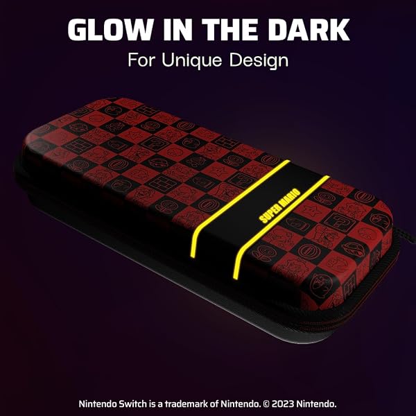 PDP Estuche de viaje Plus GLOW Super Icon Travel Case Nintendo Switch - 4