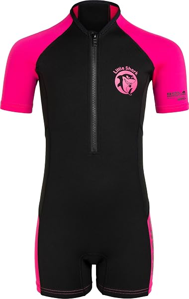 Cressi Little Shark Muta Shorty 2 mm per Bambini Unisex Maniche Corte, Protezione Termica e UV per Nuoto, Snorkeling e Sport Acquatici – Design Confortevole con Zip Frontale - 2