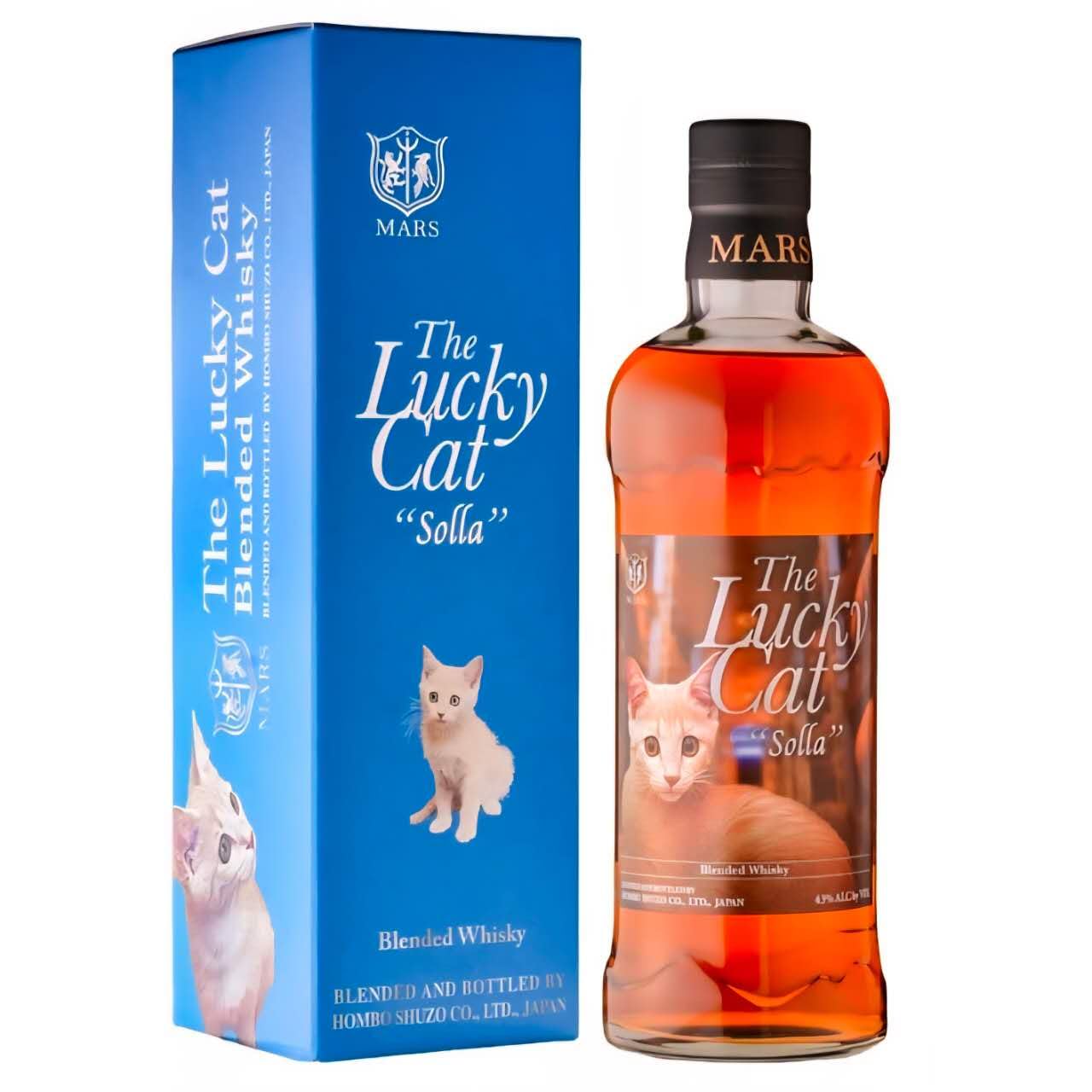 Amazon.co.jp: ザ・ラッキーキャット ソラ 43度 700ml マルス
