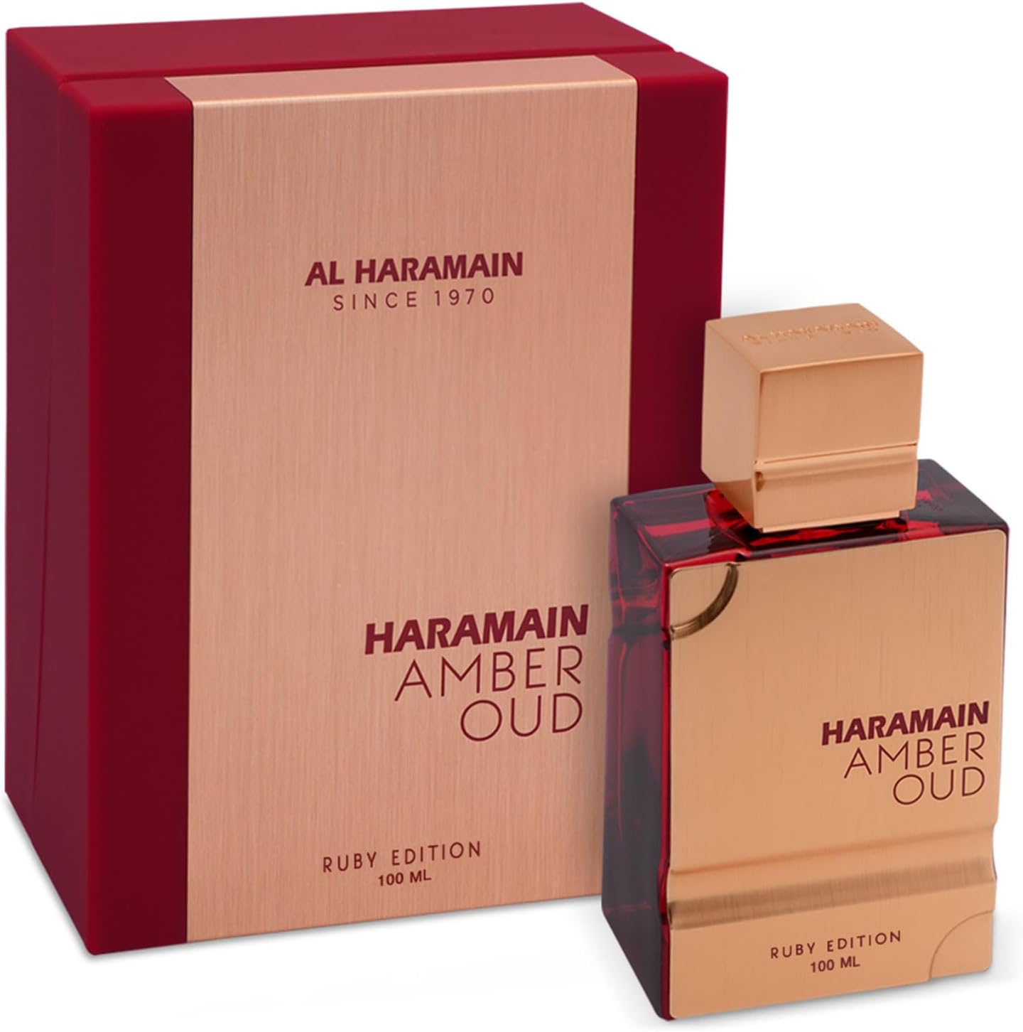 Amber Oud Ruby Eau De Parfum for Unisex 3.3 Ounce
