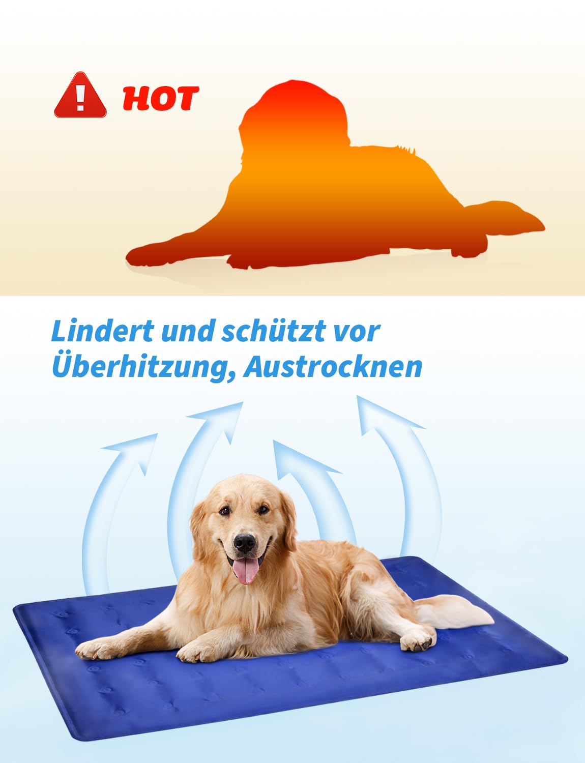 Tappeto Refrigerante Per Cani Tappetino Rinfrescante Per Cani E - 13