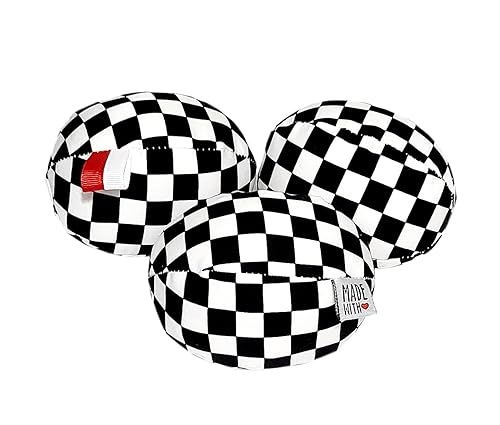 Bolas de juguete de repuesto hechas a mano para Mamaroo 4moms swing bolas de juguete extraíbles con sonidos de sonajero arrugado