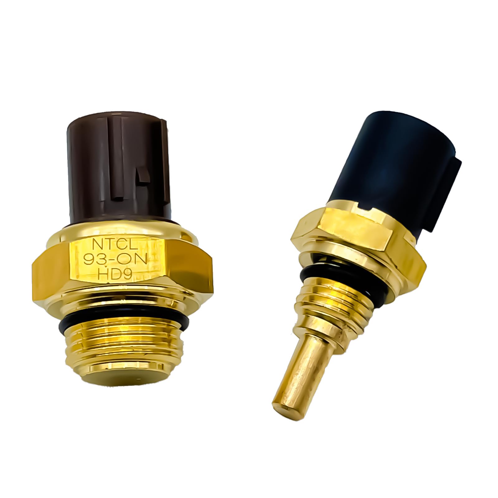 2PCS Coolant Temperature Sensor & Fan Switch 37760-P00-003 37870-PJ7-003 Replacement for Honda CR-V Civic Acura Isuzu
