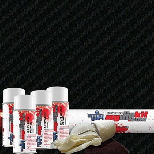 MyDipKit True Weave Realistic Carbon Fiber CF-621 Hydrographics Kit