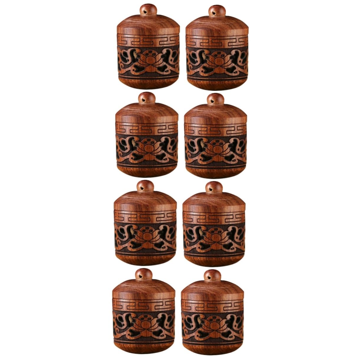 KOMBIUDA 8piezas Botella De Fragrance De Madera Diseño De Lámpara Colgante Decorativo para y para Hogar y