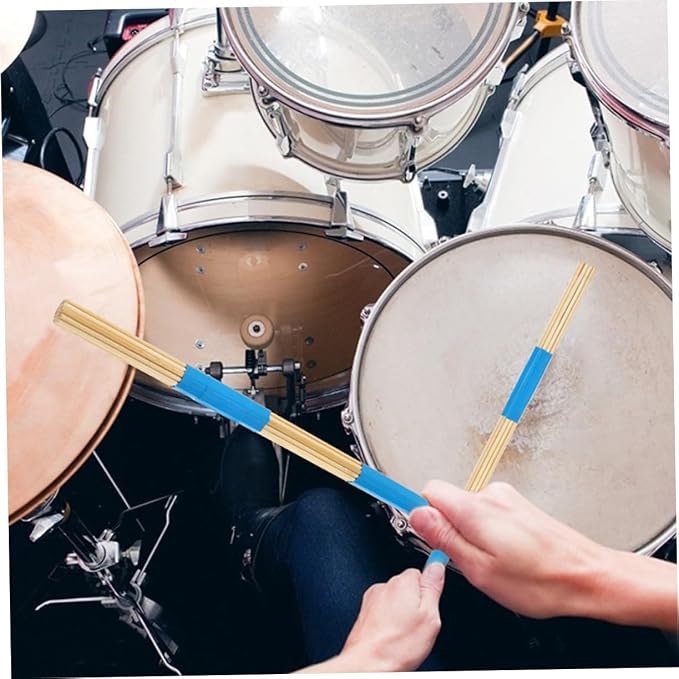 Set de 3 pares de escobillas para batería y percusión miniatura 9