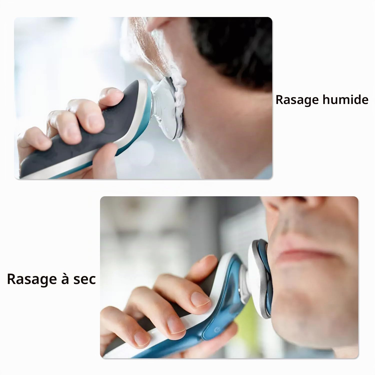 Tête de rasage de rechange complète pour les têtes de rasage Philips Norel*o Series 7000, modèle SH70.Boucle à molette métallique et lames de précision améliorées à double couche