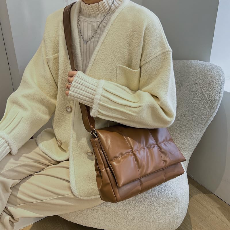 Trendy Checkered Shoulder Bag for Women - Stylish Crossbody Bags for Commute, Travel & Casual2