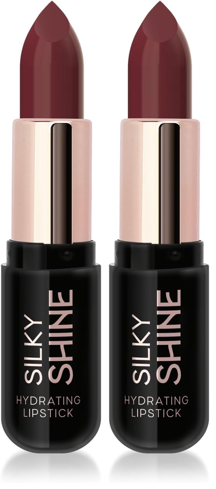 GOLDEN ROSE Silky Shine Hydrating Lipstick - Nemlendirici Ruj No:224 (2 paketi)