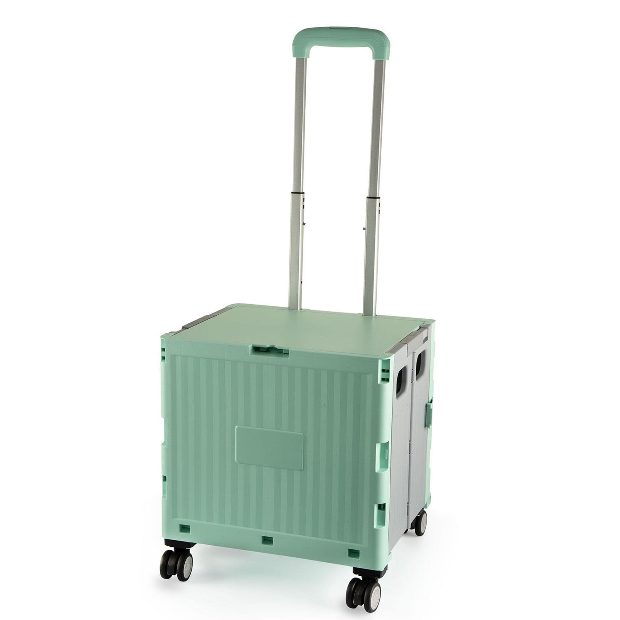 Green Plastic Folding Craft/ Sewing & Hobby Trolley
