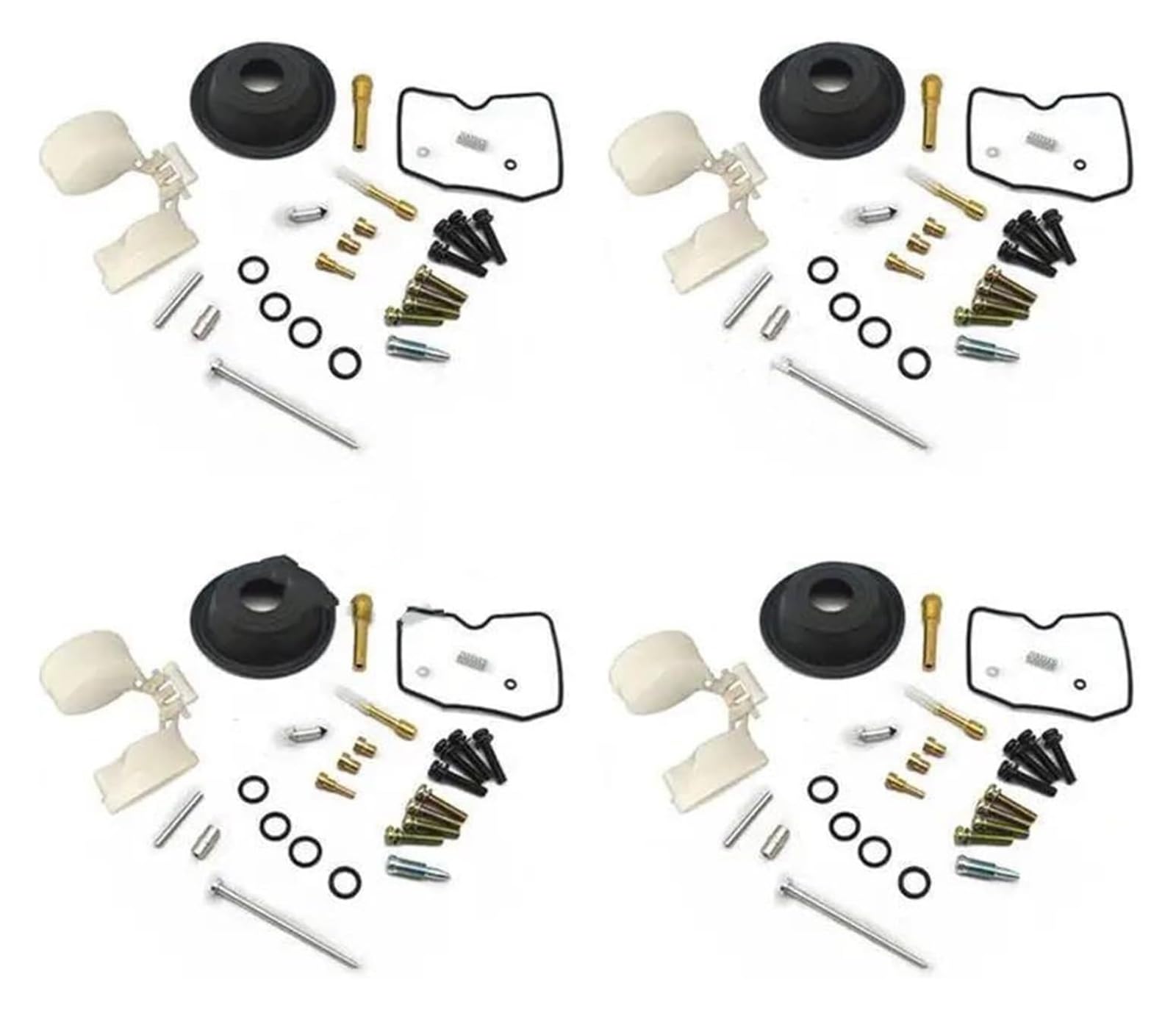Carburateur Moteur Kit De Réparation Carburateur pour Moto pour Yamaha FZ400 4YR FZ 400 1997 Joint Membrane Réglage du Vide Et Flotteur(Style 3)