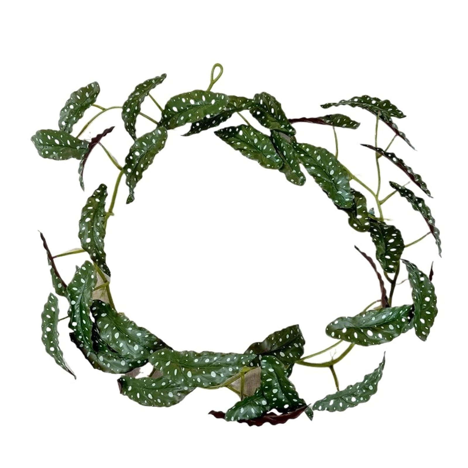 2pcs1.8m Artificial Lens Leaves Silk Plants Vines Floral Auditorium Decoration Simulation Leaf Green Plant Vine(Taro leaf vine)