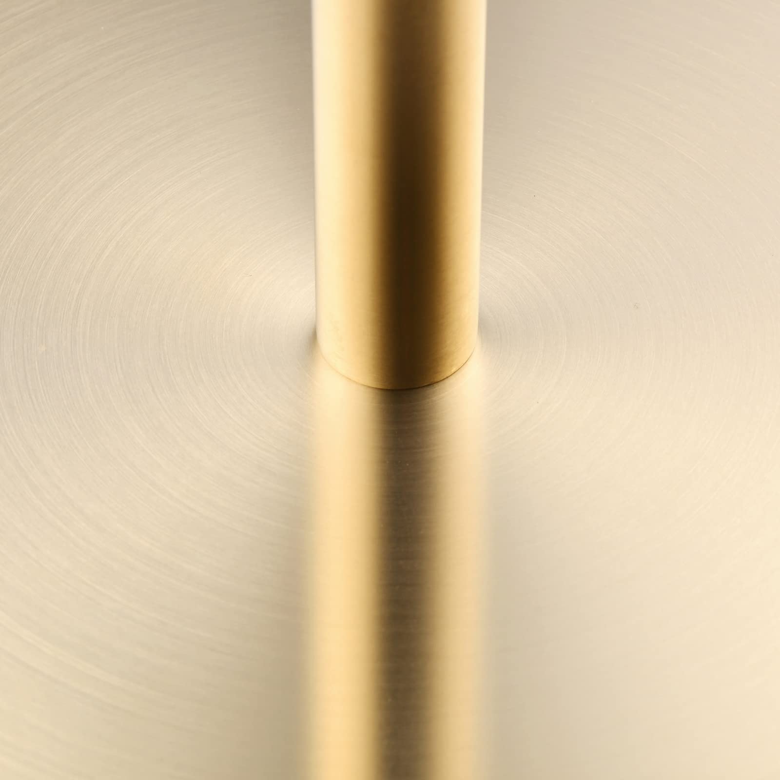 Soporte para Papel higiénico Dorado con Reserva, Soporte Independiente para Rollo de Papel higiénico, Moderno Acabado en Oro Cepillado, Acero Inoxidable Sus 304, Beelee BA7782BG