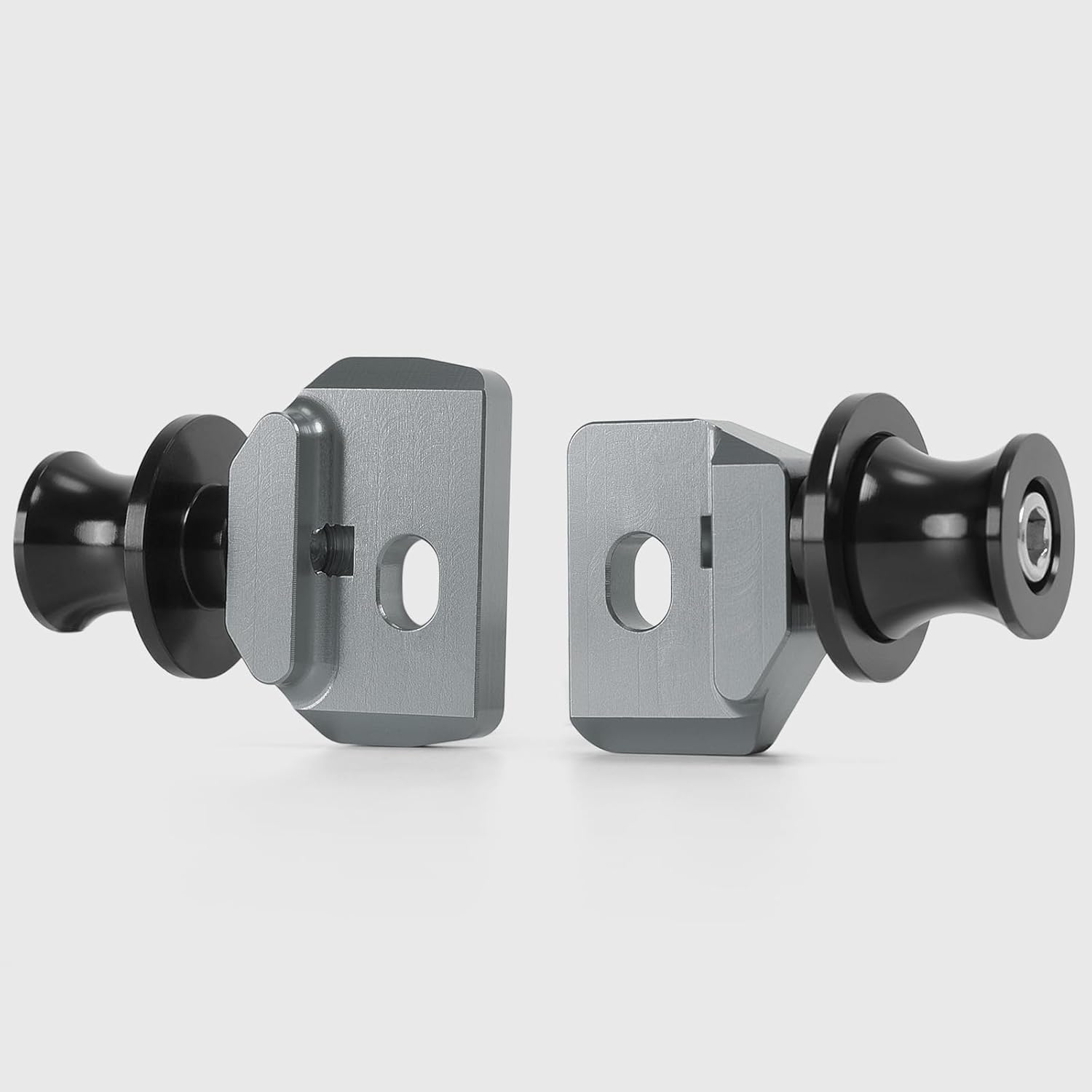 Motorcycle Rack Swingarm Spools Slider Stands Swing Arm Parking Compatible for CB650R CBR650R 19-25 CB650F CBR650F 14-19 Chain Adjuster Block (Titanium)