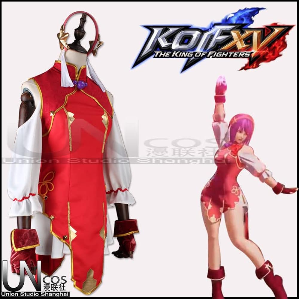 アテナコスプレ衣装● KOF95'● Amazon.co.jp: [XIN YUE] KOF15 キングオブファイターズ 麻宮