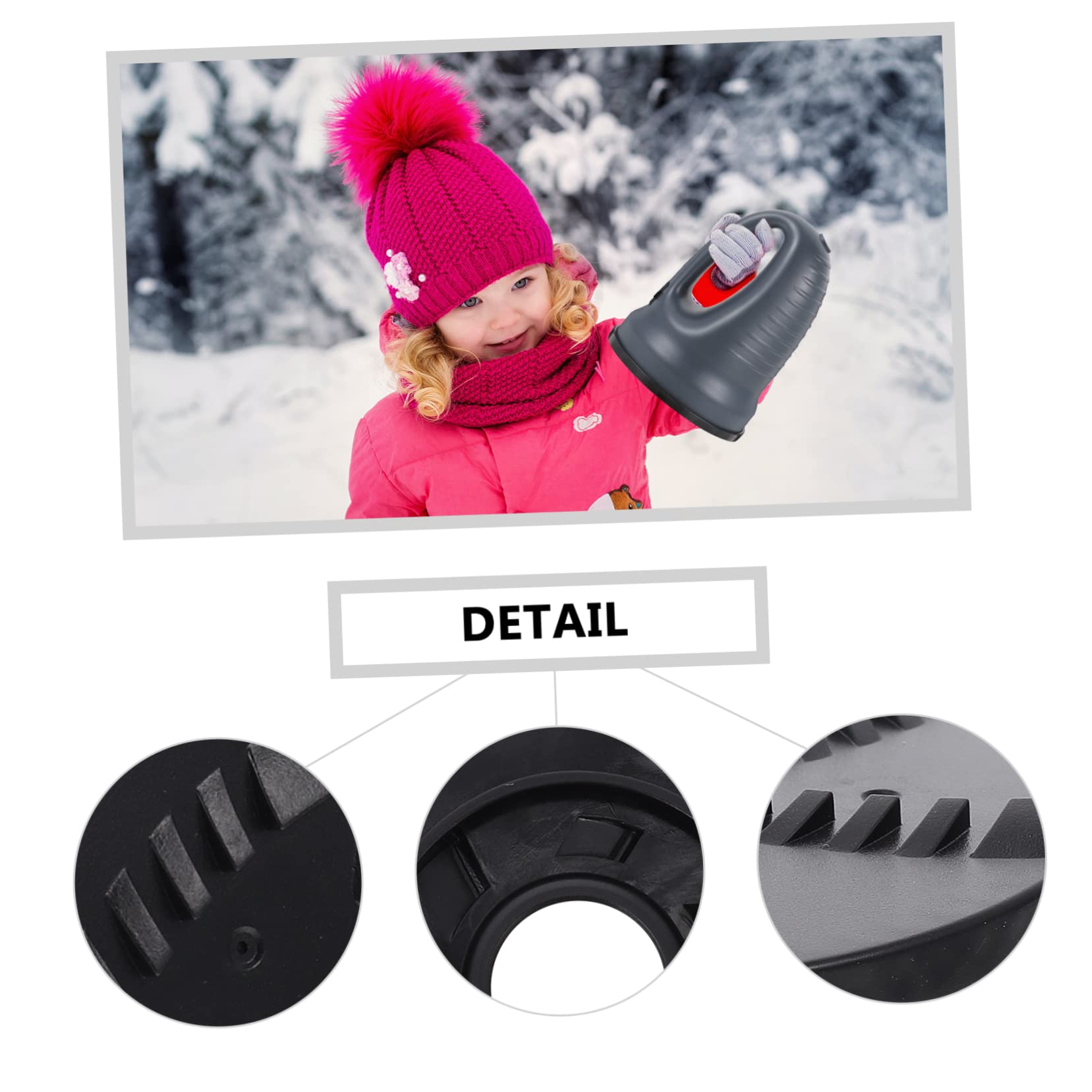 HAWILLOSCH Ice Scraper Accessory for Electric Snow Blower Removal Bottom Cover Deicing Window Defroster