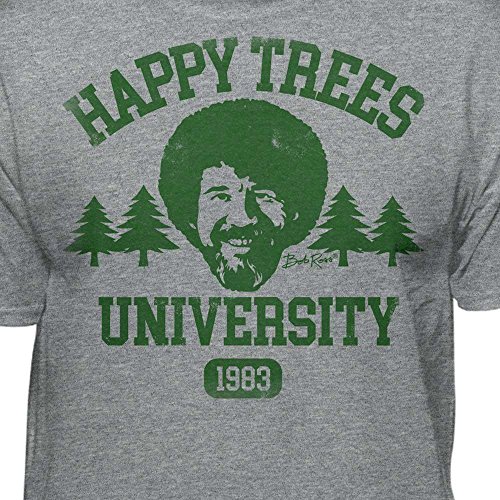 Bob Ross Happy Trees University Official Licensed Graphic T-Shirt2