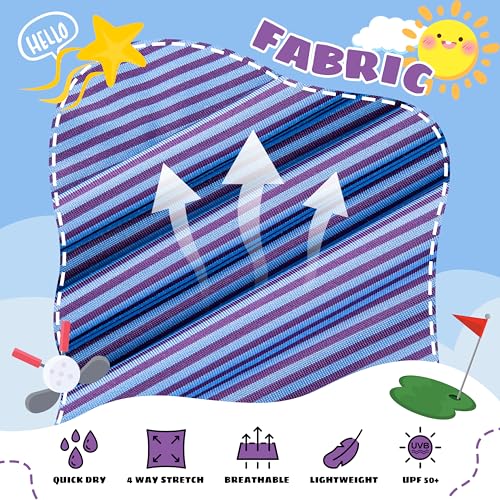 Image of Boys Polo Shirts Short Sleeve Striped Performance Moisture Wicking Dry Fit Golf Shirts for Boys Youth Kids