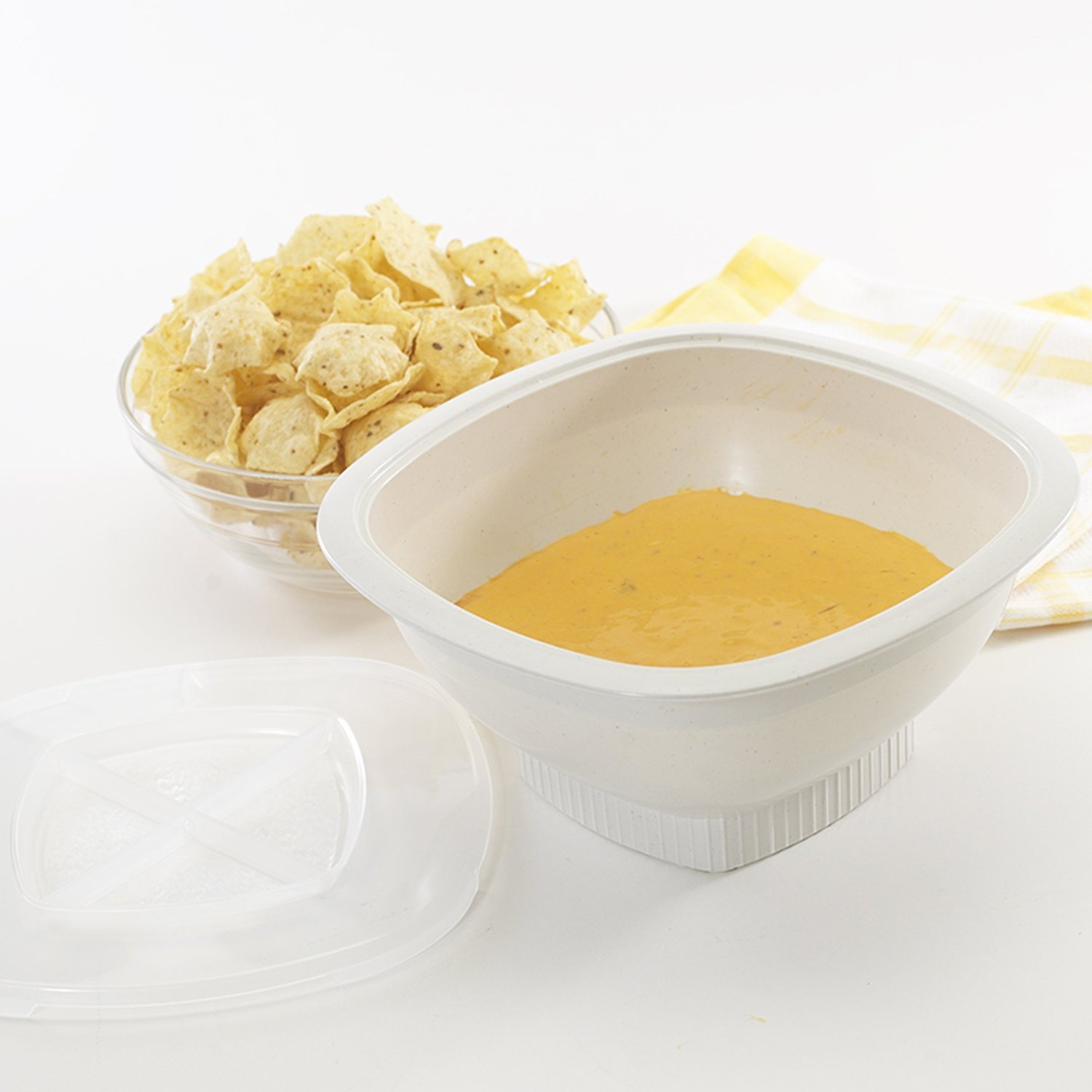 Nordic Ware Nordicware-Palomitas de maíz para microondas (12 Tazas), BPA y sin melamina, plástico de Alto Calor, White