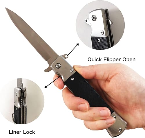 Miniatura 4 de CHJIANAO Cuchillos para hombres, cuchillos de bolsillo y cuchillos plegables, cuchillo táctico con clip, cuchillo Edc, cuchillo de bolsillo pequeño,