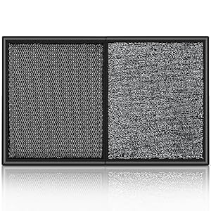 LOSTRONAUT 2-in-1 Wet Dry Mat 25’’x16’’ – Shoe Cleaning Floor Mat, Non Slip Mat, Used as Indoor & Outdoor Rug, Welcome Mat, Kitchen Mat – Shoe Disinfectant Mat, Shoe Sanitizer Mat for Front Door